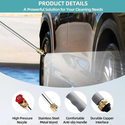 24-Hour Flash Deal🚿 Jet Nozzle Power Washer for Garden Hose – Hydro Jet High-Pressure Cleaning Wand