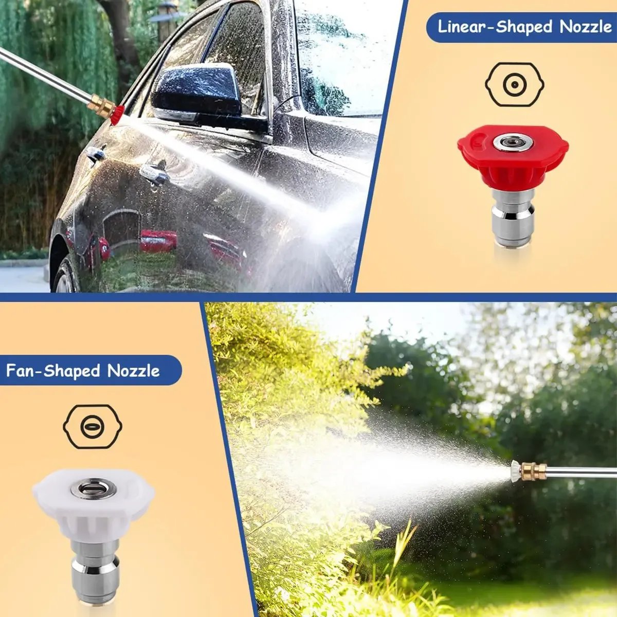24-Hour Flash Deal🚿 Jet Nozzle Power Washer for Garden Hose – Hydro Jet High-Pressure Cleaning Wand