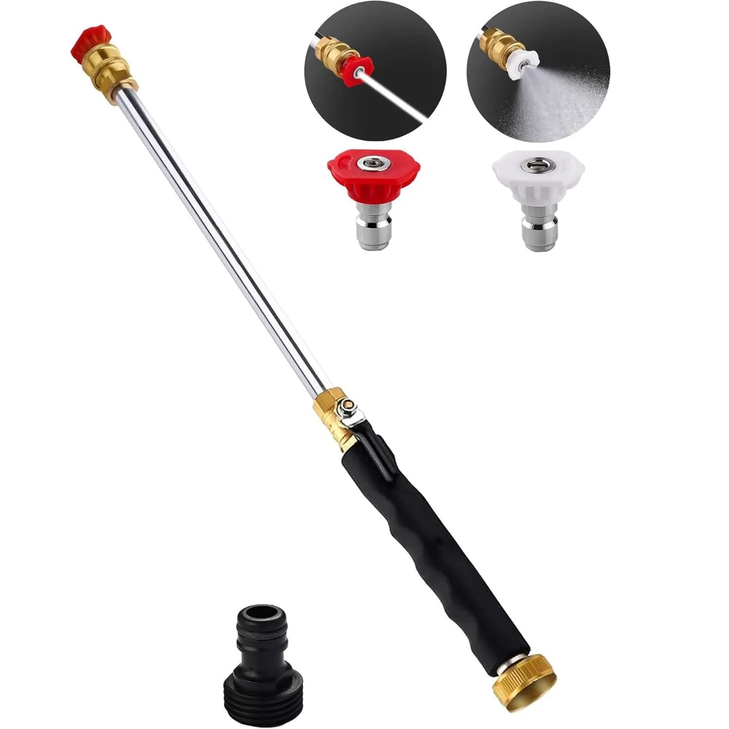 24-Hour Flash Deal🚿 Jet Nozzle Power Washer for Garden Hose – Hydro Jet High-Pressure Cleaning Wand